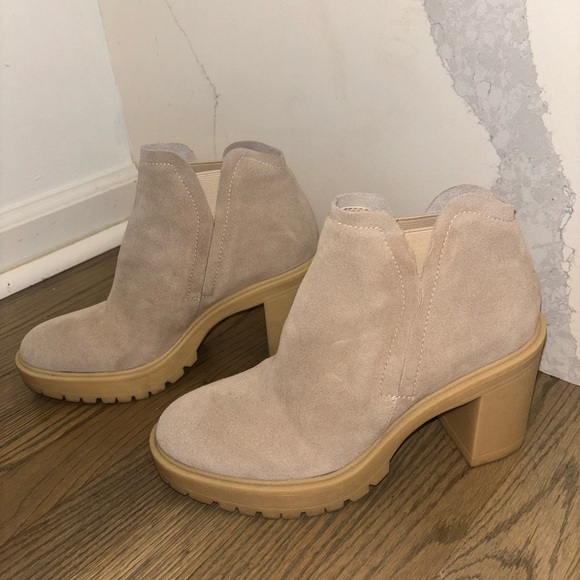 Dolce Vita Cashe H2O Waterproof Boots in Dune Suede Size 9.5 - Picture 12 of 14